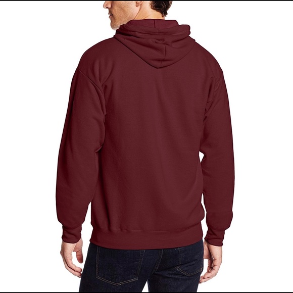 HANES Ecosmart full zip fleece hoodie - Picture 3 of 6